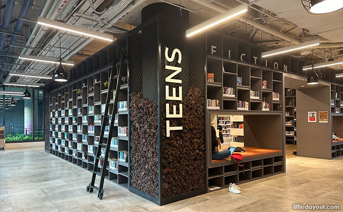 Teens section at Our Tampines Hub