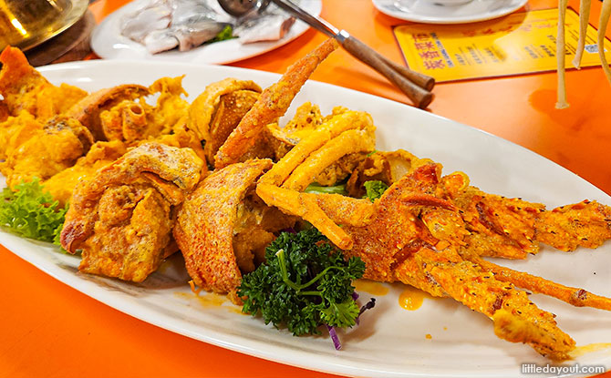 Salted Egg Yolk Australian Lobster