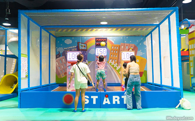 Basketball at Tayo Station indoor playground