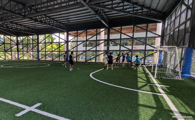 Teck Ghee ActiveSG Sport Park At Ang Mo Kio: Water Play, Gym, Futsal & Jacuzzi 6 Sheltered Futsal court