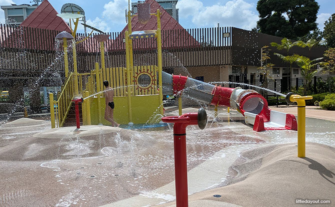 Teck Ghee ActiveSG Sport Park At Ang Mo Kio: Water Play, Gym, Futsal & Jacuzzi 2 water blasters