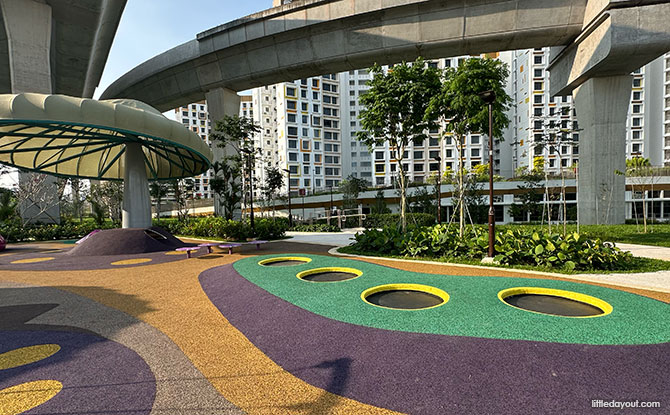 Tengah Garden District Common Green Playgrounds: Super Whimsical & Super Shoe 1 Tengah Garden District Common Green Playgrounds