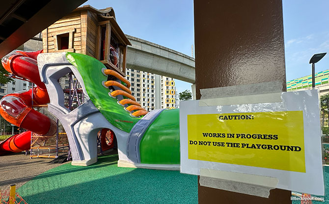 Tengah Garden District Common Green Playgrounds: Super Whimsical & Super Shoe 3 The Super Shoe Playground
