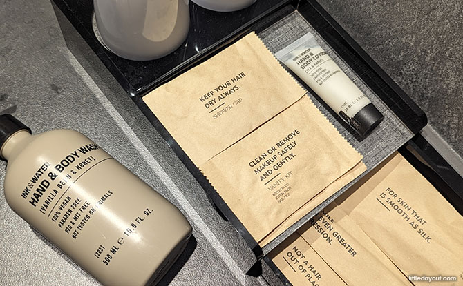 hotel-style amenities