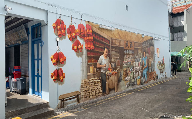 Yip Yew Chong's The Clog Maker Mural