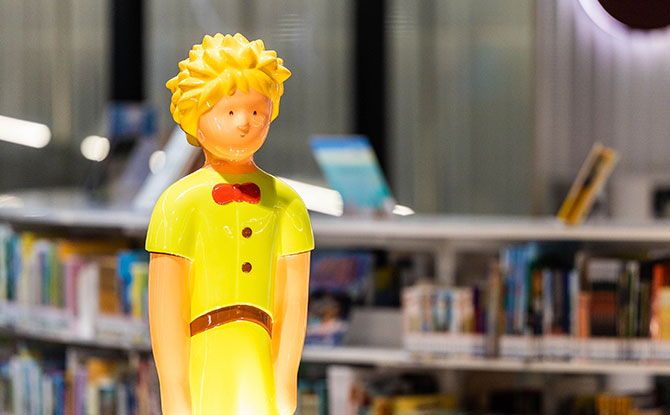The Little Prince Sculpture at Punggol Regional Library