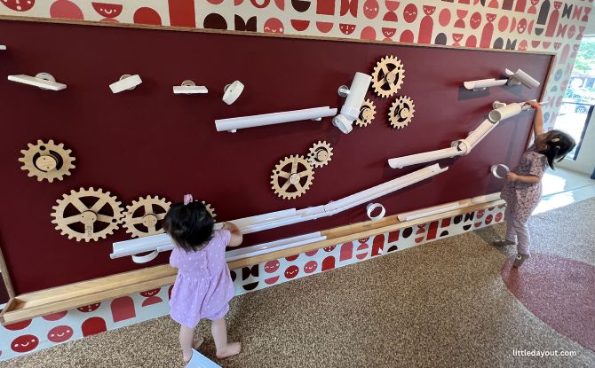 Kids Space & The Pantry At Dempsey: Kid-Friendly, Family Lifestyle Space For Dining & Play 8 magnetic ball run wall