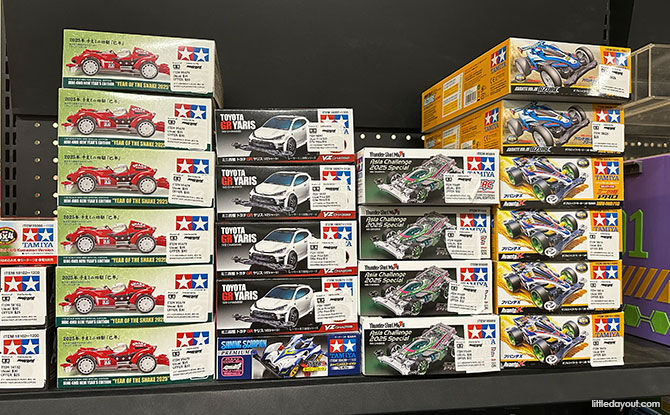 Tamiya Mini 4WD cars