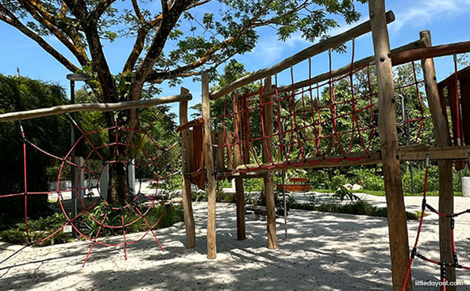 Kids playground at The Potter's Garden