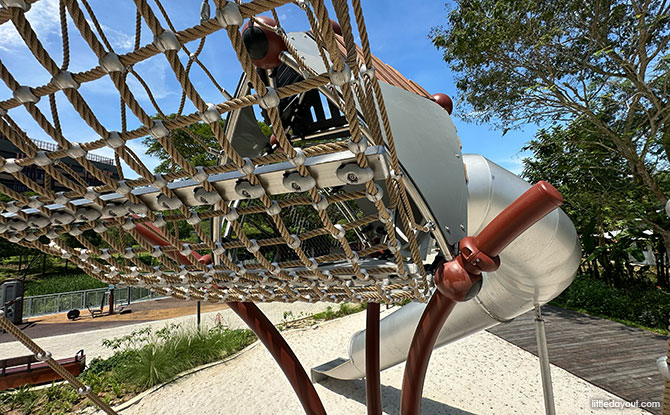 Rope Bridge at The Potter's Garden Playground