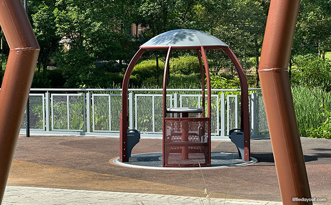 sheltered merry-go-round