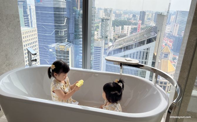 The Westin Singapore Family Weekend Staycation Review: Rediscover Local With Your Wellness at Heart 8 kids’ organic bath amenities