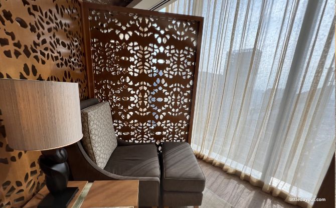 The Westin Singapore Family Weekend Staycation Review: Rediscover Local With Your Wellness at Heart 19 His-Hers lounge