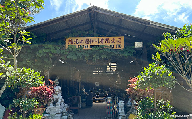 Buildings at Thow Kwang Pottery Jungle