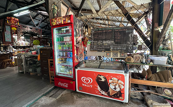 Purchase some drinks and refreshments