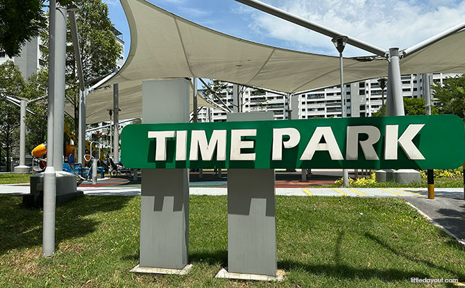 Time Park At Pasir Ris: Sheltered Giraffe Playground 5 Time Park Pasir Ris