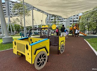 Shaded & Sheltered Playgrounds In Singapore: Outdoor Play Spots For Kids Jeep at Time Park