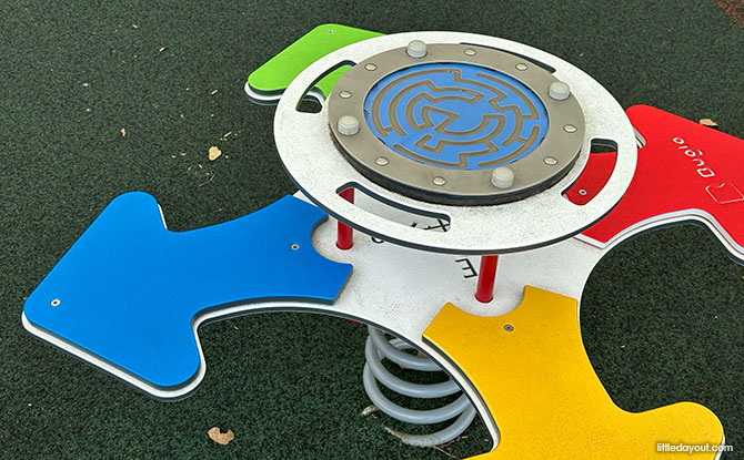 Time Park At Pasir Ris: Sheltered Giraffe Playground 3 Ball bearing game