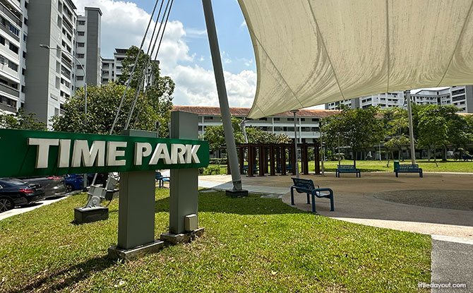 Time Park At Pasir Ris: Sheltered Giraffe Playground 4 Shaded Area at Time Park