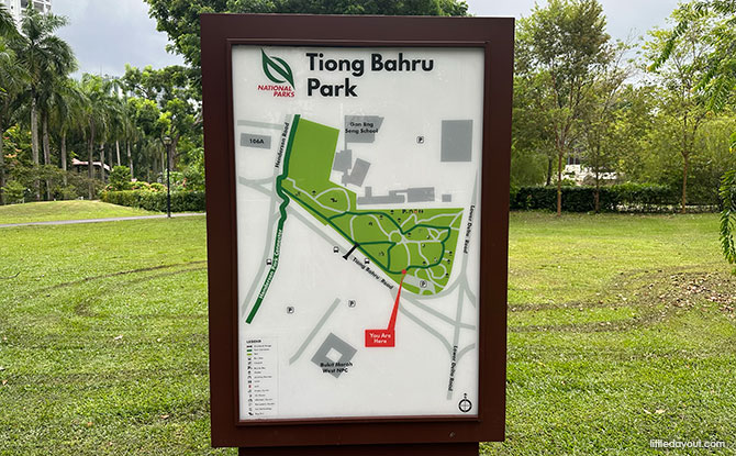 Tiong Bahru Park Map