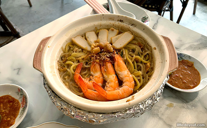 Claypot Hokkien Prawn Mee