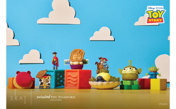 Enjoy A Toy Story-Inspired High Tea At SKAI Swissôtel The Stamford 2 Sweet Selection