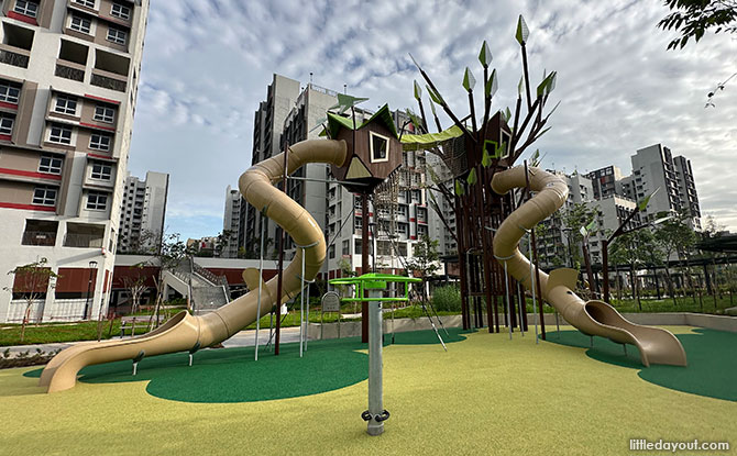 Super Tall Tree Playground at the Tengah Park