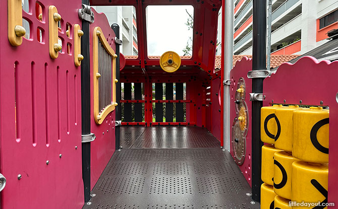 Ramp at the truck playground