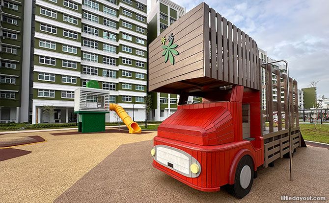 Cargo Truck, Fuel Pump & Toolbox Playground