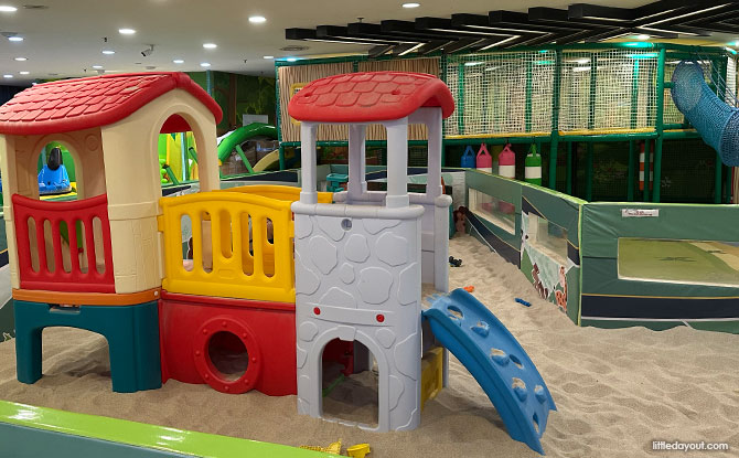 Sand pit at Utopia Jungle World