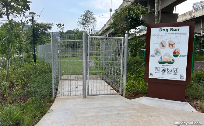 Dog Run and Other Amenities at Villa Verde Park