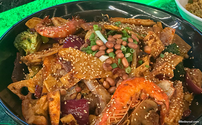 Monster Chilli Mala Hot Pot food at VivoCity Kopitiam