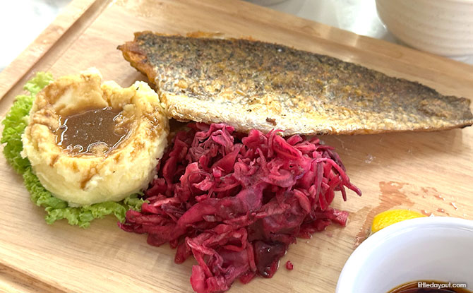 grilled seabass fillet