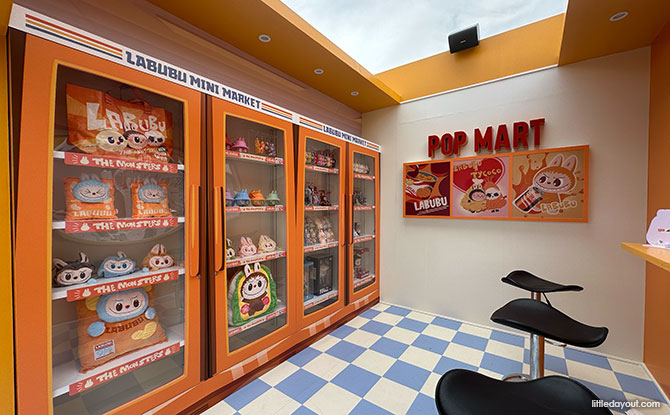 Labubu Installations & Light Up At VivoCity SkyPark: Labubu Mini Market 5 ultimate THE MONSTERS convenience store