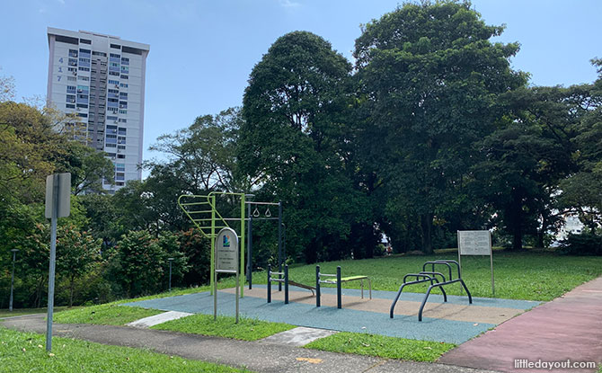 Facilities at Bedok's Garden Hill Park