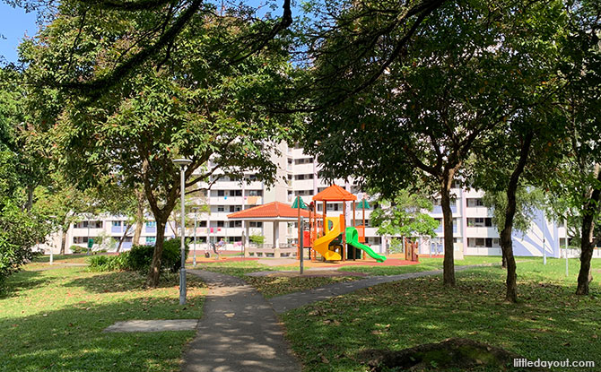 Garden Hill Park: Greenery, Playground & Butterfly Garden At Bedok