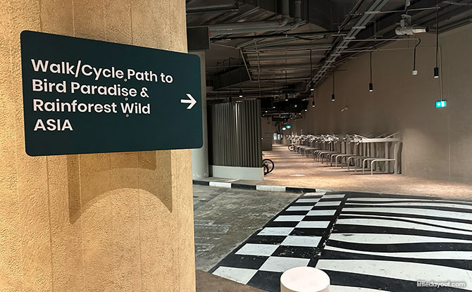 Walking & Cycling Path Between Mandai Wildlife EAST & WEST 2 Finding the Walking and Cycling Path at Mandai Wildlife Reserve