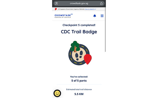 North West CDC Trail badge