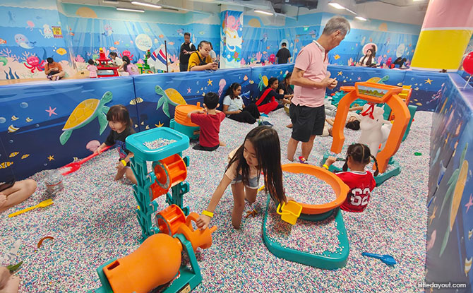 Sand pit at Wan to Play Ocean Fantasy