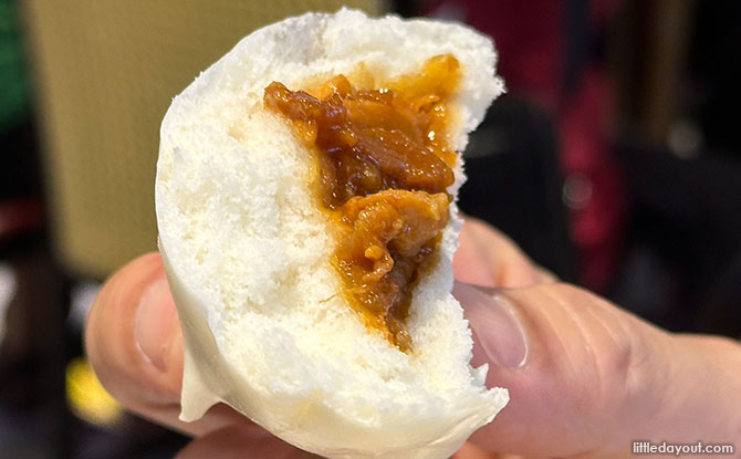 Steamed Chicken Char Siew Bun