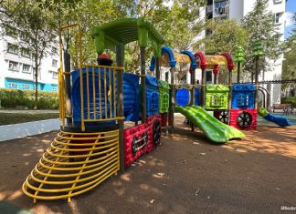 Waterway Banks Playground: Train By The Water In Punggol Waterway Banks Playground: Train By The Water In Punggol