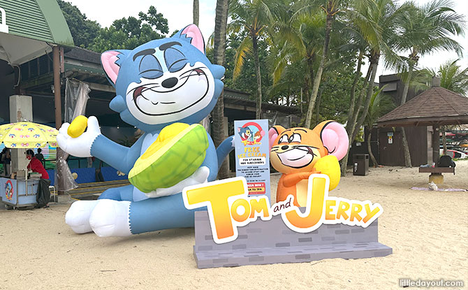WB100 Celebrating Every Story: DC Super Heroes, Tom & Jerry & More At Sentosa giant Tom and Jerry durian inflatable