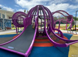 West Coast ParkView Playground: Giant Purple Octopus, Pirate Ship & Lighthouse Tower West Coast ParkView Playground: Giant Purple Octopus & The Pirate Ship Tower