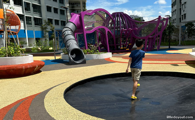 Bouncy trampoline