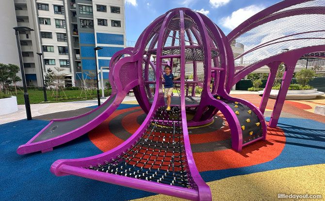 West Coast ParkView Playground: Giant Purple Octopus & The Pirate Ship Tower