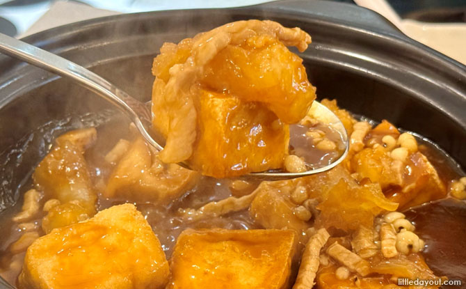 Abalone Sauce Pork Tendon with Multi-Grains