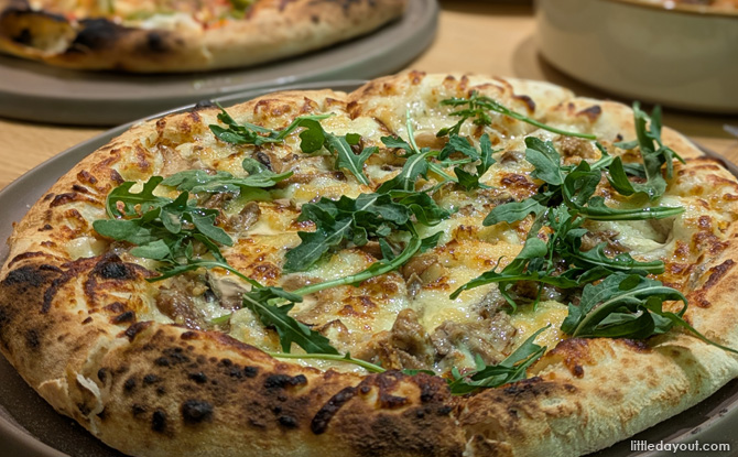 Wildseed Cafe Opens At The Garage, Singapore Botanic Gardens 3 Truffle Brie Pizza