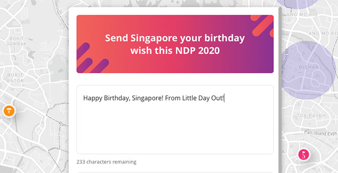 Other NDP2020 Interactive Map Feature for National Day 2020