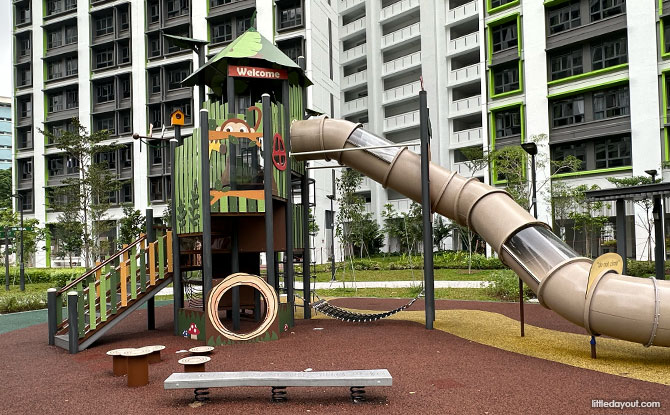 Woodgrove Ascent Playgrounds: 6 Forest-Themed Play Areas 11 Slides