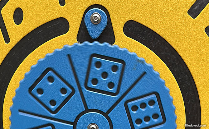 Woodgrove Ascent Playgrounds: 6 Forest-Themed Play Areas 5 snake and ladders dice panel